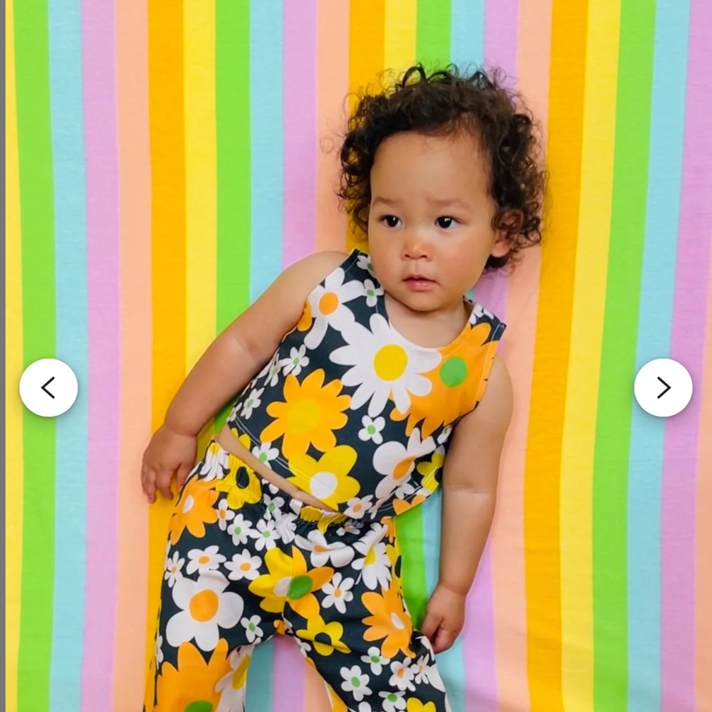 Joonbird Flower power pant sets - 4t - Picture 8 of 11